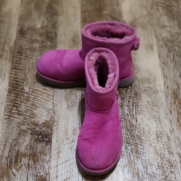 Pink UGG Shearling Boots - Picture 11 of 11